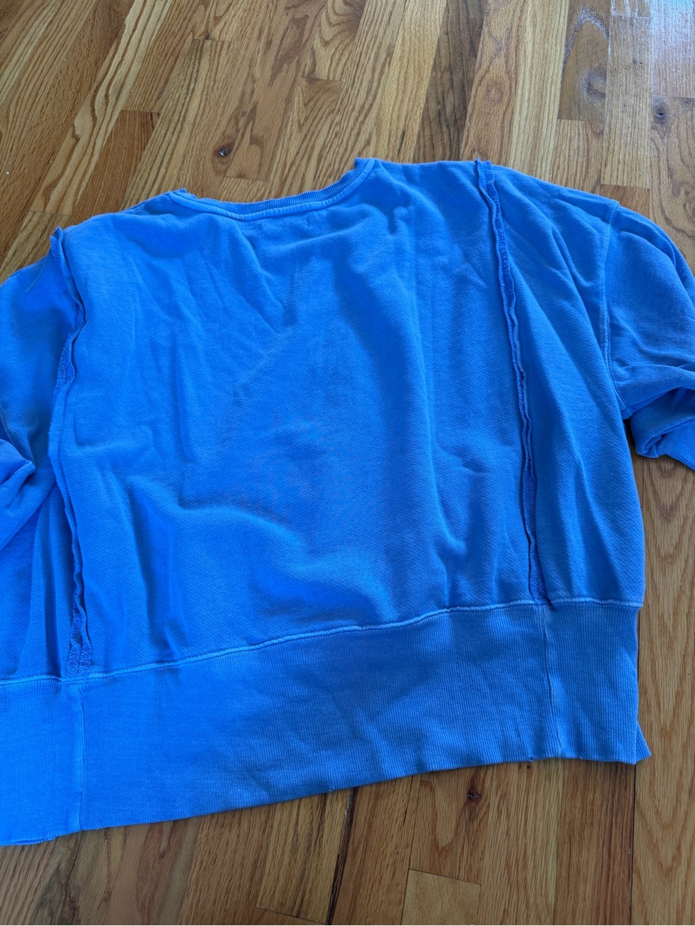 We The Free Bright Blue Pullover Sweatshirt size M - Picture 3 of 7